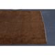 Vintage Turkish Hand-Knotted Wool Cotton Brown Kilim Area Rug 130x187