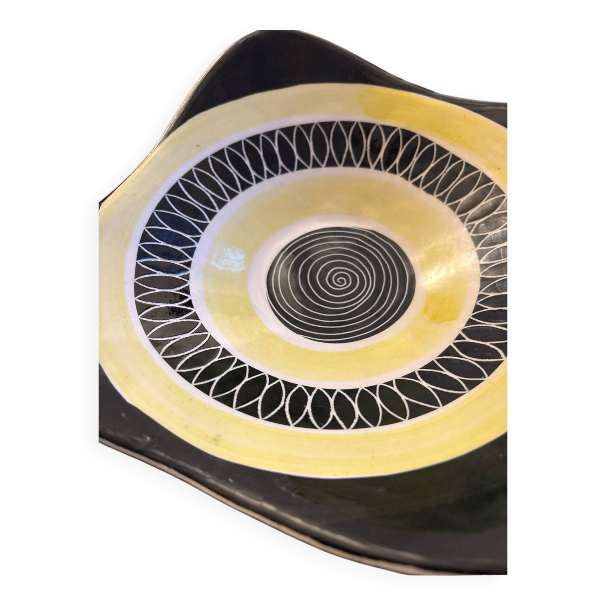 Free-form salad bowl by Jacques Pouchain