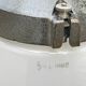 1930s industrial opaline pendant light by Siemens