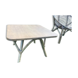 Rattan table