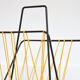 Magazine holder metal and scoubidou 1950s
