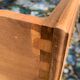 Solid raw walnut jump cabinet