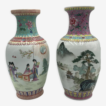 Vases porcelaine Chinoise