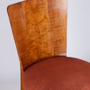 Set of Four Original ArtDeco Beech Chairs, Halabala, UP Zavody, Czechia, 1940s