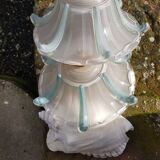 Vintage glass portable lamp or pendant lamp