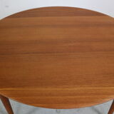 Peter Hvidt& Orla Mølgaard Nielsen Teak Round Coffee Table for France& Son, 1950