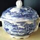 Lunéville earthenware soup tureen Model "English Style"