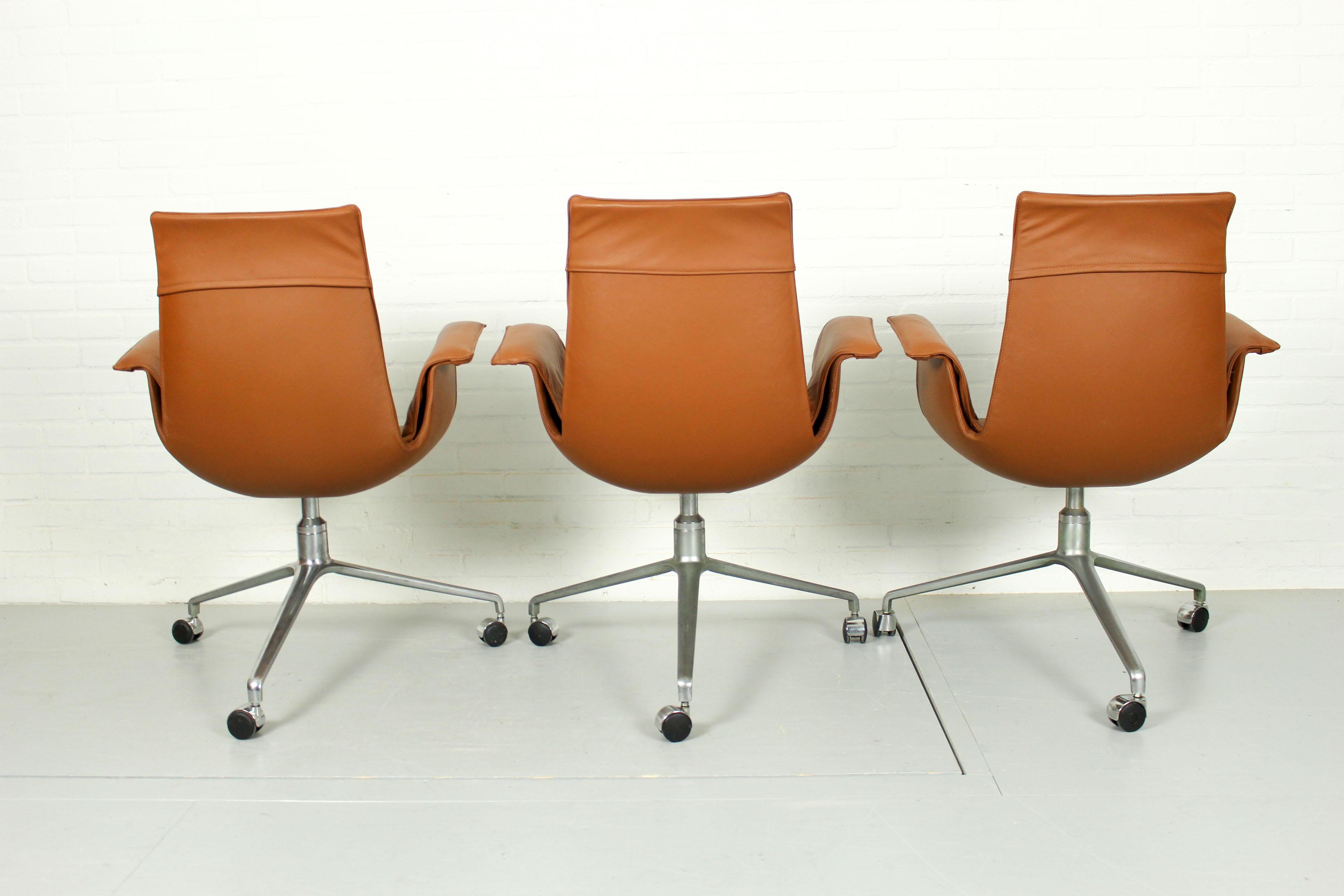 Bird chair kill for Preben Fabricius by Jorgen Kastholm, 1964