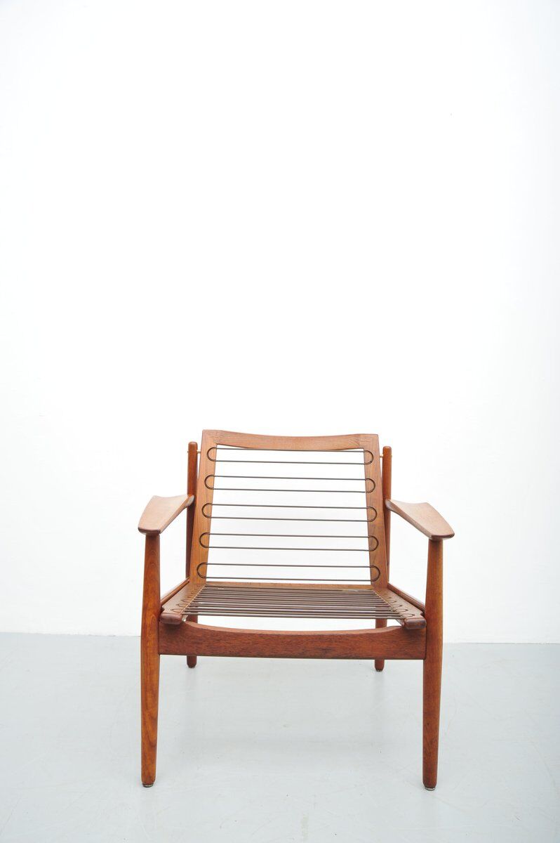 Vintage teak armchairs by Glostrup, 1950s
