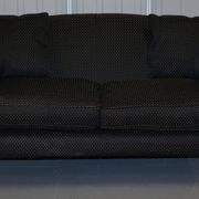 Canapé trois places Art Déco cadre bois dur clair