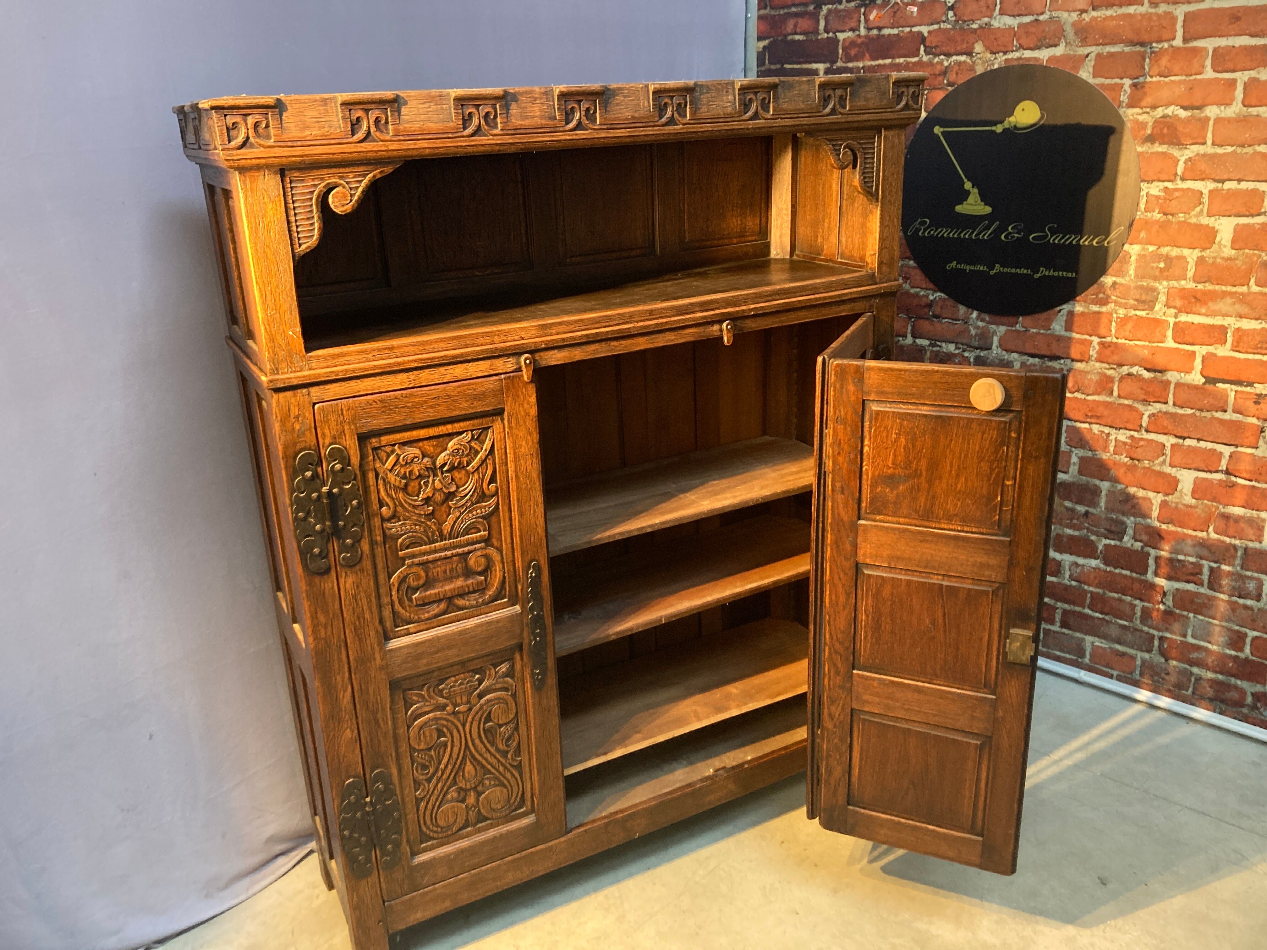 Rustic wardrobe neo renaissance style