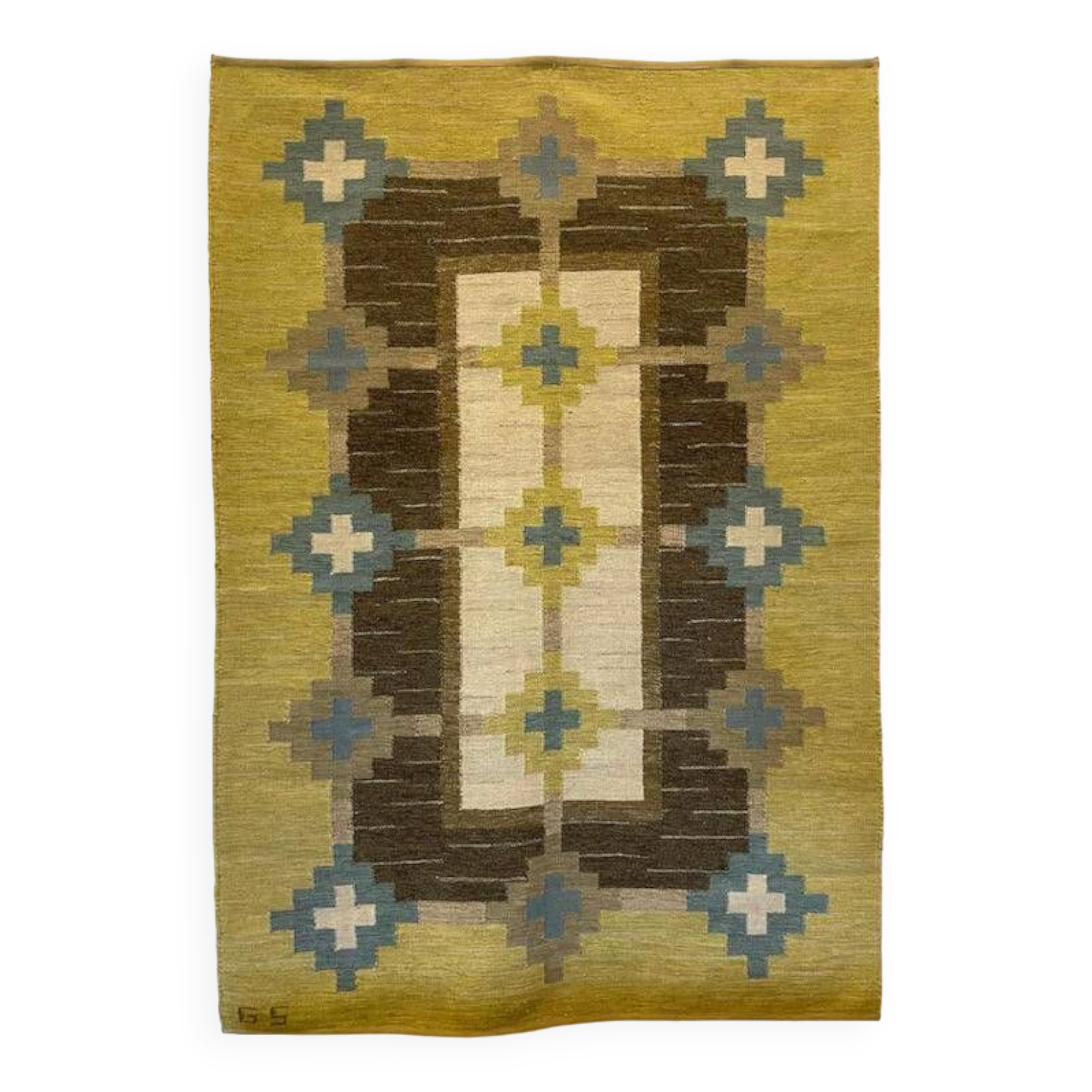 Suede Wool Rug 1960s