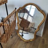 Gilded wooden mirror 60cm