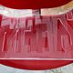 "News" magazine rack in transparent plexiglass, 1980s, vintage.