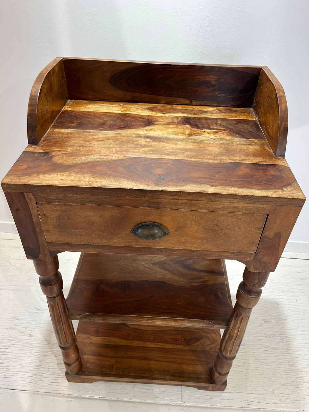 Solid rosewood console