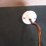 Tulip-shaped opaline wall light