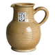 Hand-thrown ceramic pitcher