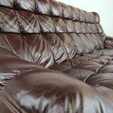 Vintage leather sofa 1970s