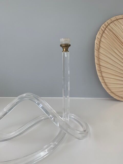 Bougeoirs vintage plexiglas