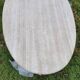 80s travertine dining table