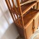Vintage rattan shelf