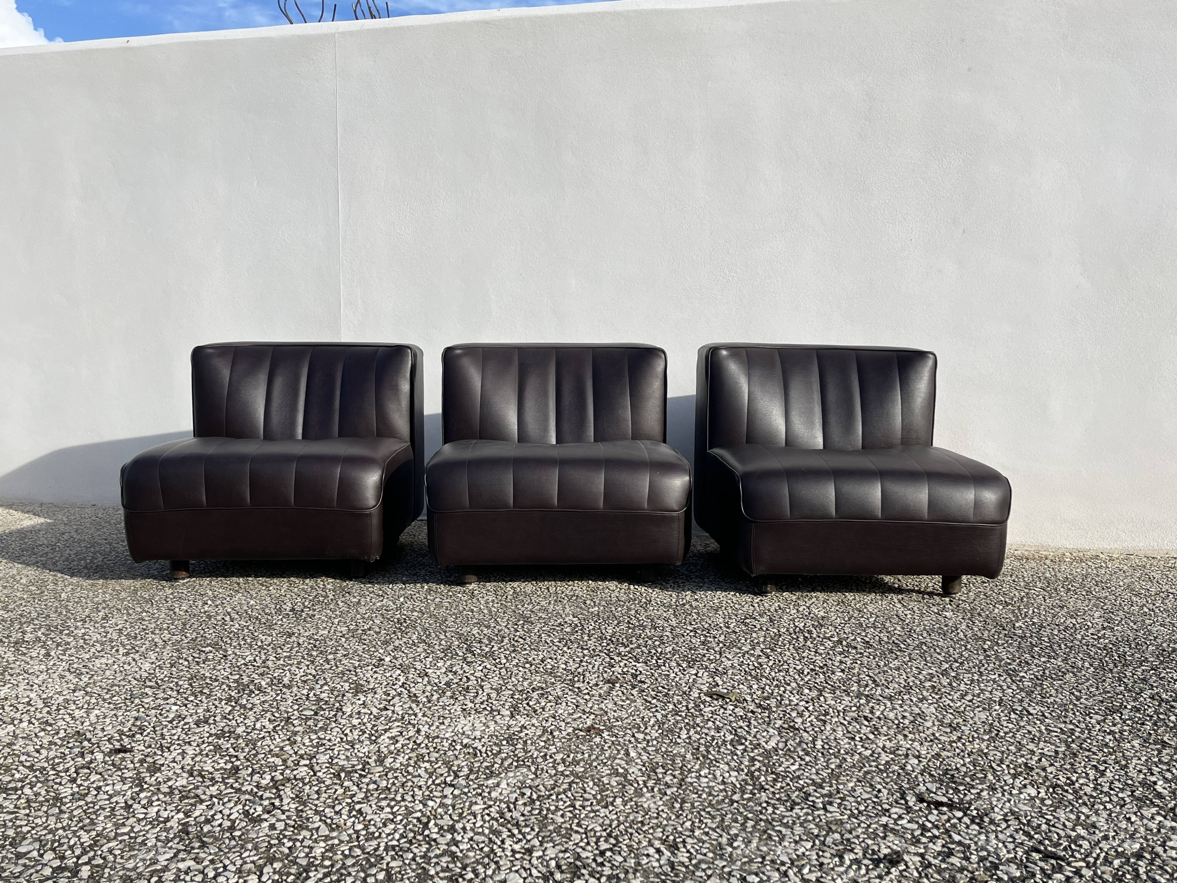 Fauteuils 9000 par Tito Agnoli pour Arflex Italie, années 1969