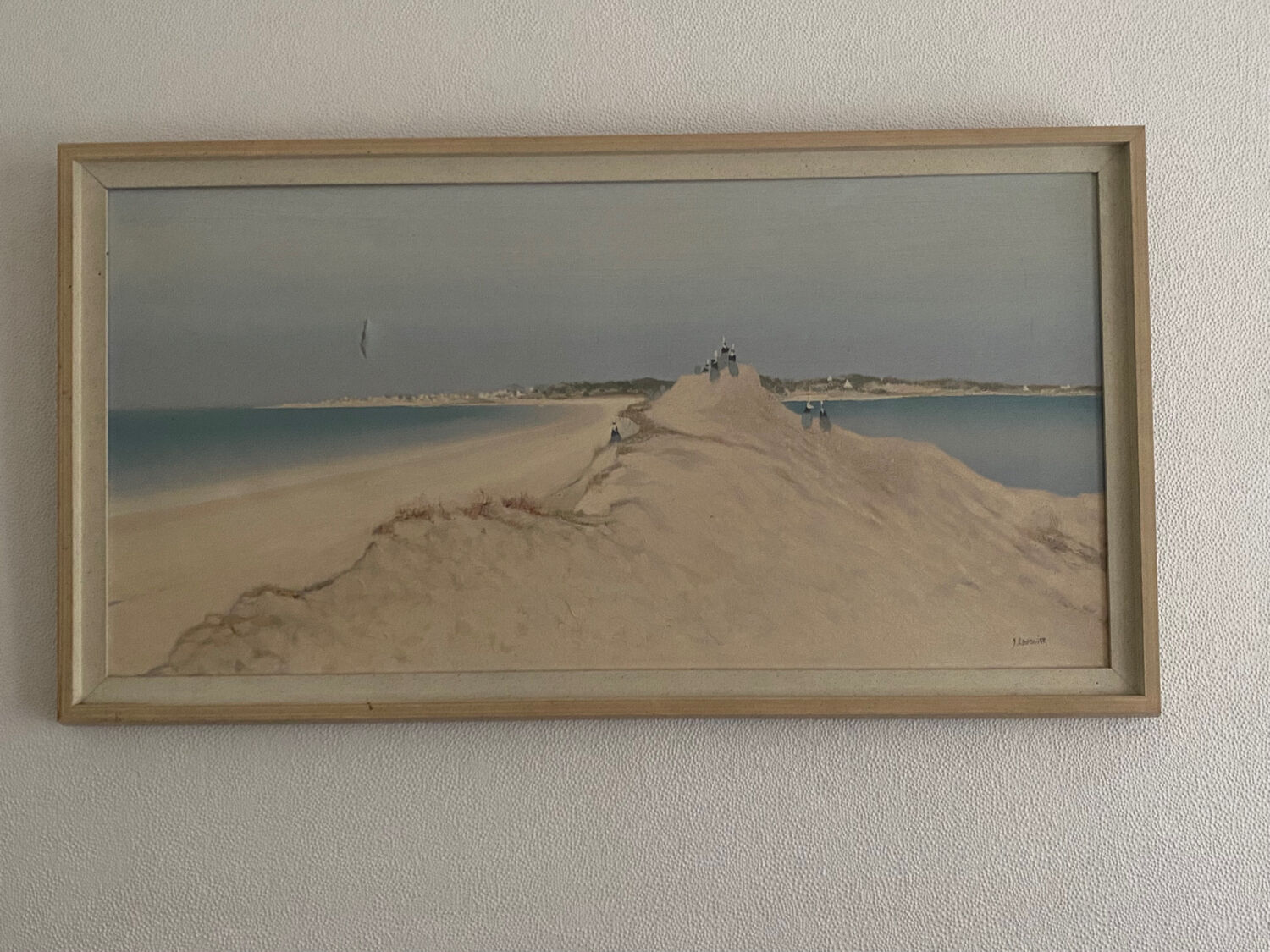 Oil on canvas Breton beach