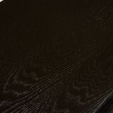 Brutalist Sideboard by De Coene in Stained Oak, Belgium, 1970s