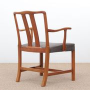 Fauteuils scandinaves FH43 par Ole Wanscher pour Fritz Hansen 1943