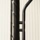 Parrot coat rack black metal & white marble 80's
