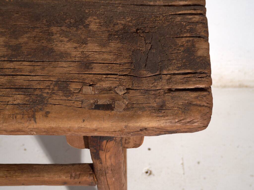 Old pine wood coffee table – China, around 1900