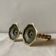 Pair of antique brass candlesticks