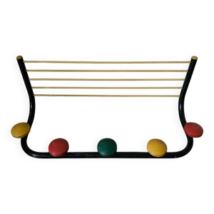 Porte manteaux scoubidou