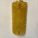 Vistosi wall lights with gold inlay by bd lumica structure Italy 1970