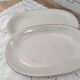Lot de 2 plats ovales gigognes en porcelaine Bavaria beige liseré doré modèle Jutta