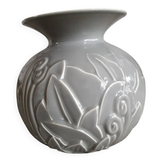 Art Deco vase with floral motif