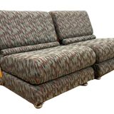 Mid-Century Folding Two-Seat Sofa, 1970s, Czechoslovakia