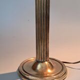 Neoclassical lamp in gilded brass 1940/1950.