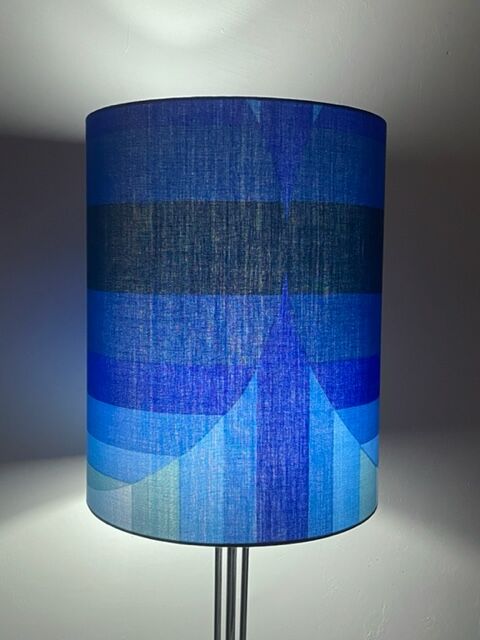 Lampshade Neptune H45 D35 - vintage fabric