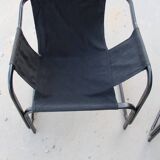 2 "deckchair" club chairs from the 80s