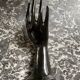Black ceramic binge hand and cup 1970