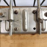 Eiffel foot blue formica chair