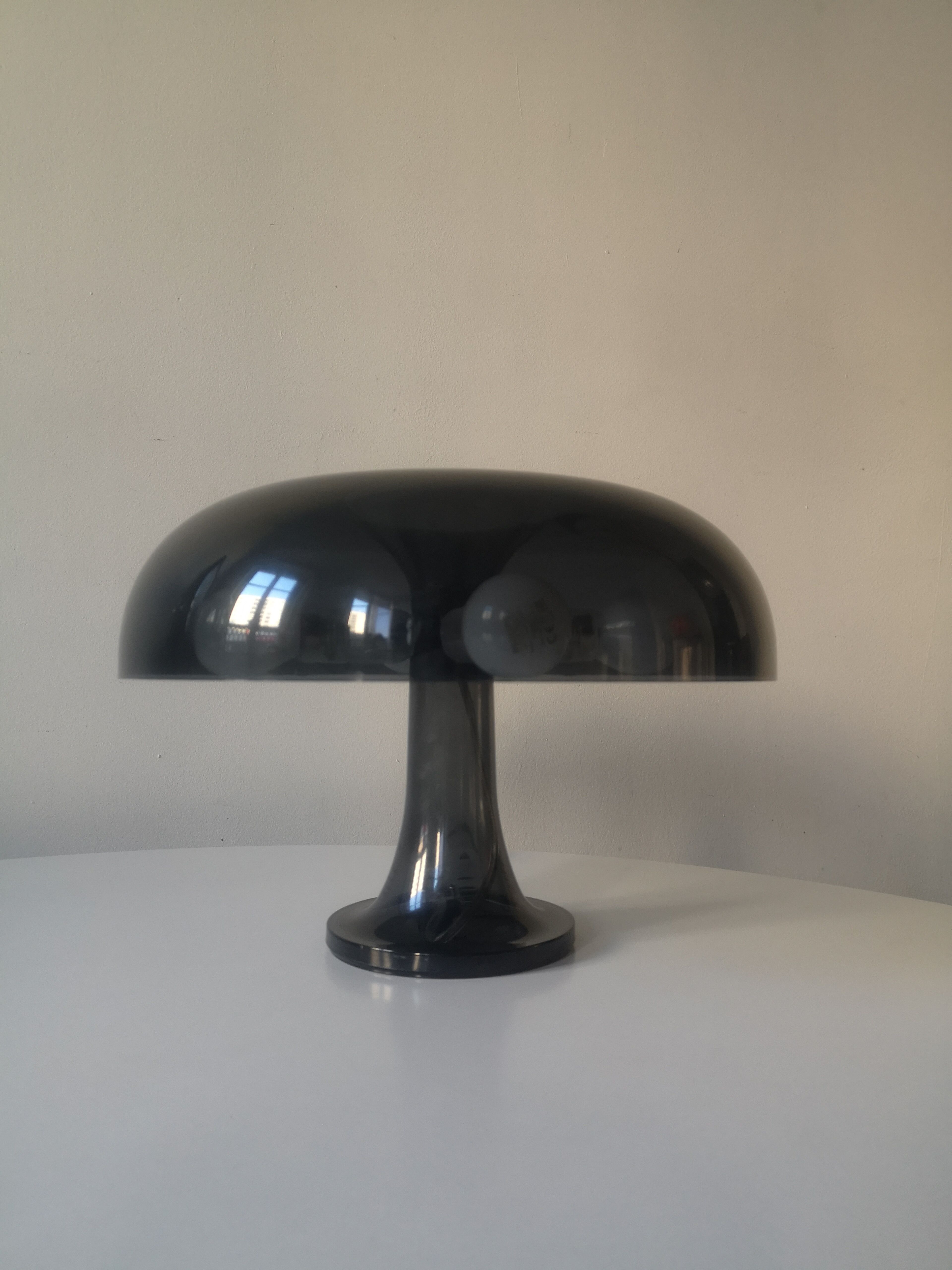 Artemide mushroom design lamp by Giancarlo Mattioli, 1960