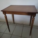 Side table solid wood varnished