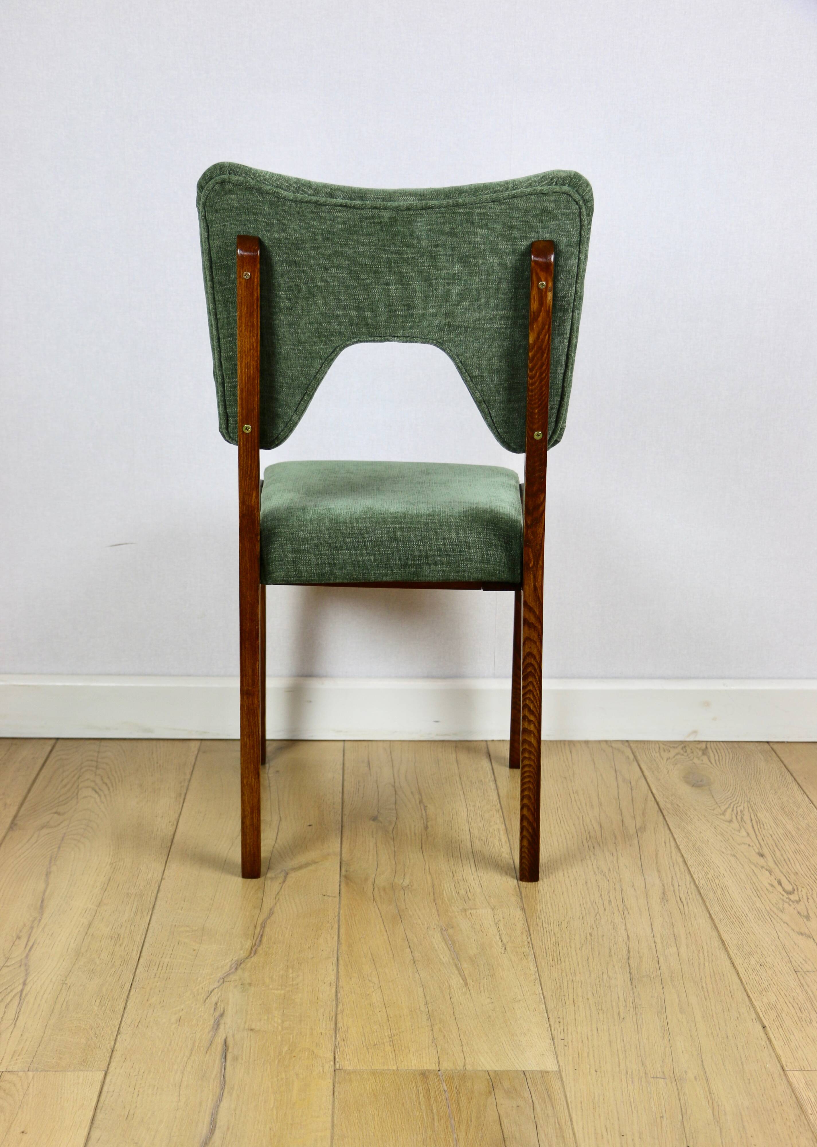 Chaises Vintage Hałas vert-olive vintage - 2 pièces - ensemble