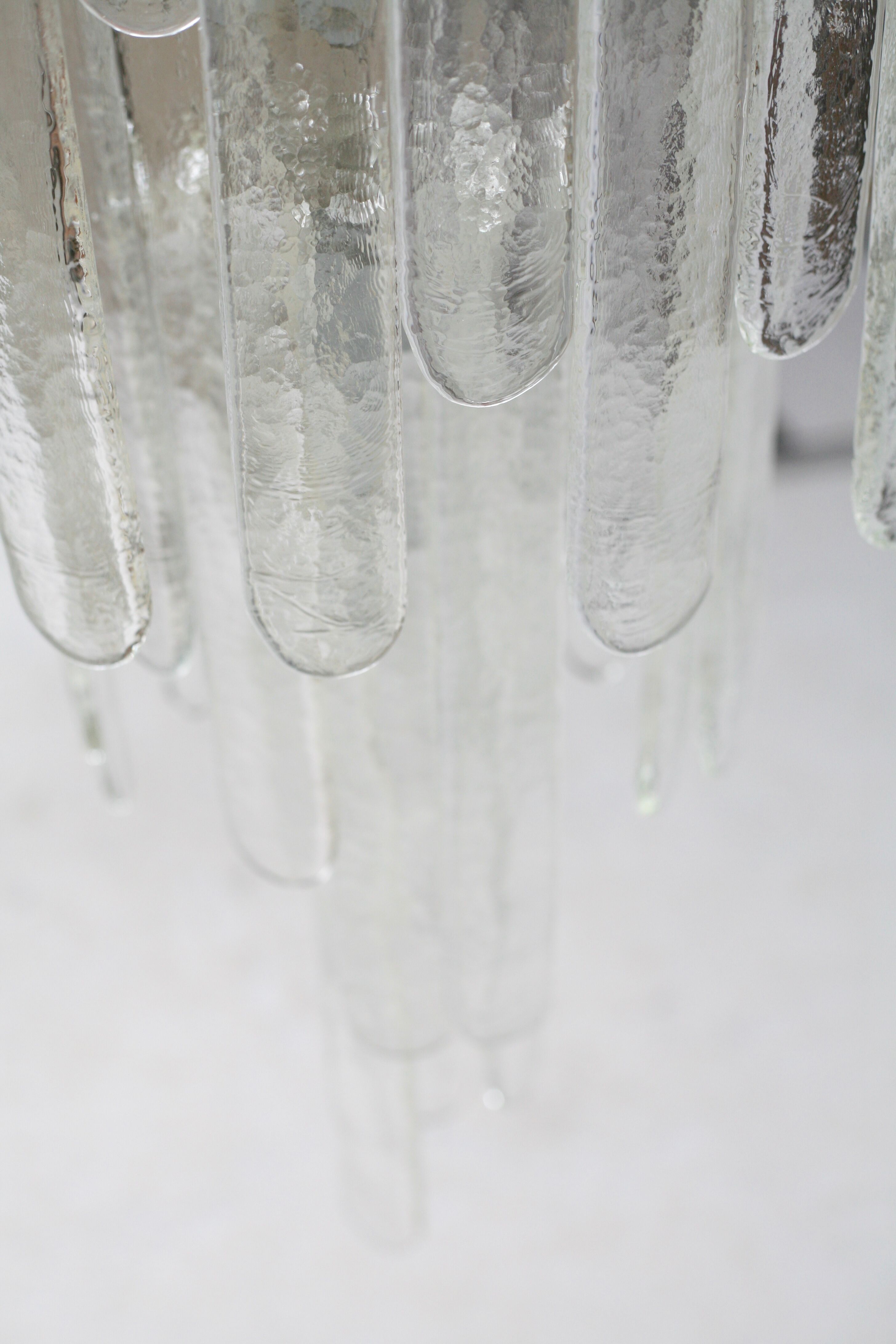 Chandelier by Carlo Nason, edited by Mazzega, Murano, Italy, circa 1970