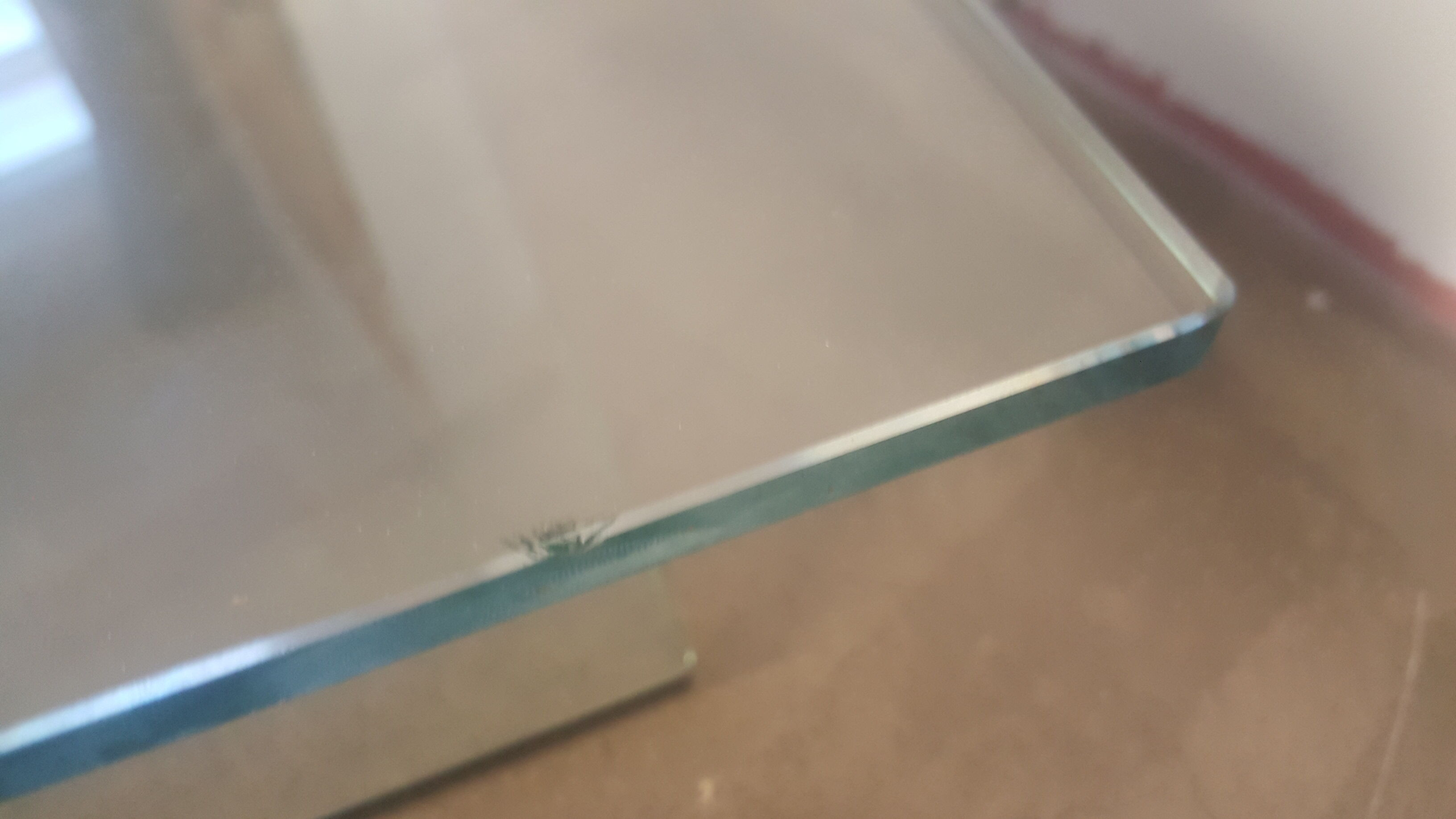 Roche Bobois glass coffee table