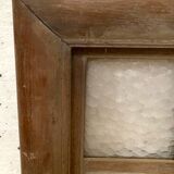 Fixed window with small panes in solid oak 20th century