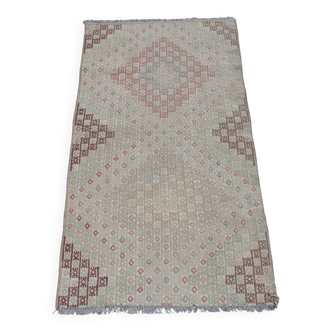 Petit tapis kilim fait main 64cm x 122cm
