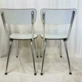 Set of 2 kitchen chairs formica